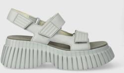Camper sandale de piele BCN femei, culoarea gri, cu platforma, K201511.004 PPYH-OBD2JY_09X