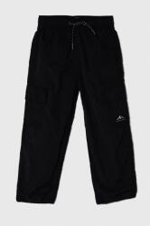 Abercrombie & Fitch pantaloni copii culoarea negru, cu imprimeu PPYH-SZB098_99X