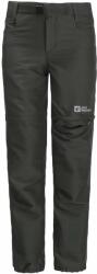 Jack Wolfskin pantaloni de ploaie pentru copii ACTIVE ZIP OFF culoarea negru PPYH-SPB08E_99X