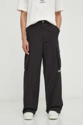 Karl Lagerfeld Jeans pantaloni bărbați, culoarea negru, stil cargo PPYH-SPM06S_99X