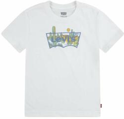 Levi's tricou de bumbac pentru copii culoarea bej, cu imprimeu PPYH-TSB0GZ_01X