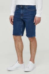 Calvin Klein pantaloni scurți jeans bărbați, culoarea bleumarin K10K112940 PPYH-SZM0D4_59J