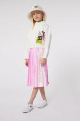 KARL LAGERFELD bluza copii culoarea bej, cu imprimeu PPYH-BLG018_08X