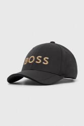 Boss Green șapcă culoarea negru, cu imprimeu 50496291 9BYX-CAM021_90Y