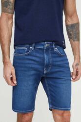 Pepe Jeans pantaloni scurti jeans barbati, culoarea albastru marin PPYH-SZM06T_59X