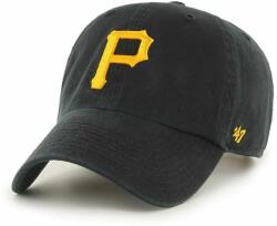 47brand șapcă MLB Pittsburgh Pirates culoarea negru, cu imprimeu B-RGW20GWS-BKD 99KK-CAM0DB_99A
