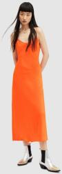 AllSaints rochie Bryony culoarea portocaliu, midi, drept PPYH-SUD1WF_28X