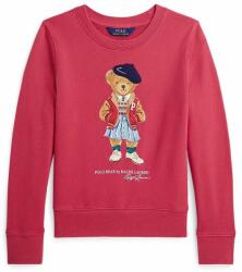 Ralph Lauren bluza copii culoarea rosu, cu imprimeu PPYH-BLG03U_29X