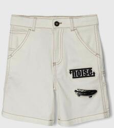 Sisley pantaloni scurti din denim pentru copii culoarea alb, talie reglabila PPYH-SZB03B_00X