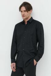 HUGO BOSS cămașă din bumbac bărbați, culoarea negru, cu guler clasic, slim 50500965 PPYH-KDM0A3_99X