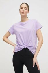 DKNY tricou din bumbac femei, culoarea violet PPYH-TSD018_04X