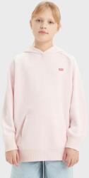 Levi's bluza copii LVG PULLOVER HOODIE culoarea roz, cu glugă, neted PPYH-BLG05O_03X