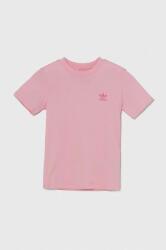 Adidas tricou de bumbac pentru copii culoarea roz PPYH-TSG05J_30X