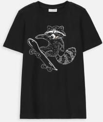 Coccodrillo tricou de bumbac pentru copii culoarea negru, cu imprimeu PPYH-TSB0AL_99X