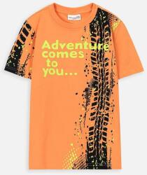 Coccodrillo tricou de bumbac pentru copii culoarea portocaliu, cu imprimeu PPYH-TSB0AF_22X
