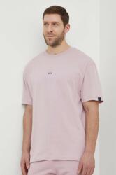 BALR BALR. tricou din bumbac barbati, culoarea roz, cu imprimeu PPYH-TSM0K3_30X