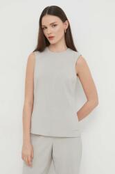 Calvin Klein bluză femei, culoarea gri, uni K20K206652 PPYH-BDD0AW_90X
