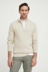 G-Star RAW pulover de bumbac culoarea bej, light PPYH-SWM06F_08X