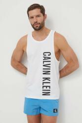 Calvin Klein tricou de plajă din bumbac culoarea alb PPYH-TSM18I_00X