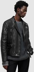 AllSaints geaca de piele Whitson barbati, culoarea negru, de tranzitie PPYH-KUM08C_99X