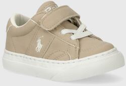 Ralph Lauren sneakers pentru copii culoarea bej PPYH-OBK083_02X