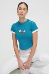 Karl Lagerfeld Jeans tricou din bumbac femei PPYH-TSD0HT_55X