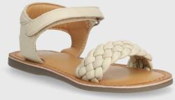 Zippy sandale din piele pentru copii culoarea bej PPYH-OBG16U_01X