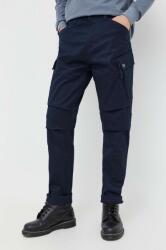 G-Star RAW pantaloni barbati, culoarea albastru marin, cu fason cargo PPYH-SPM02N_59X
