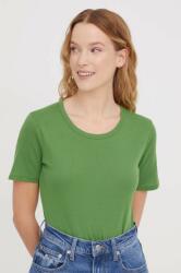 United Colors of Benetton tricou din bumbac femei, culoarea verde PPYH-TSD12M_77A (3GA2E16A0)