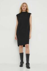 G-Star RAW rochie din bumbac culoarea negru, mini, drept PPYH-SUD1OK_99X