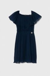 Guess rochie fete culoarea albastru marin, mini, evazati PPYH-SUG0HL_59X