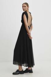 ANSWEAR rochie culoarea negru, maxi, evazati BBYH-SUD073_99X