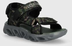 Skechers sandale copii HYPNO-SPLASH SUN BREAKS culoarea verde PPYH-OBB0LF_77X