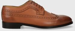 PS Paul Smith pantofi de piele Ark barbati, culoarea maro PPYH-OBM020_98X