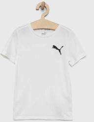 PUMA tricou copii ACTIVE Small Logo Tee B culoarea alb, cu imprimeu PPYX-TSK01S_00X