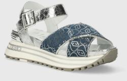 Liu Jo sandale LIU JO MAXI WONDER SANDAL 11 femei, culoarea argintiu, cu platforma, BA4105EX259S3254 PPYH-OBD2RL_SLV