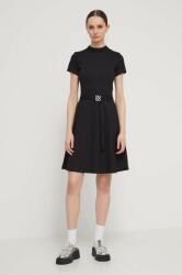 HUGO BOSS rochie culoarea negru, mini, evazați 50515761 PPYH-SUD14A_99X