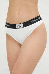 Calvin Klein Underwear tanga culoarea alb 000QF7221E PPYX-BID1R4_00X