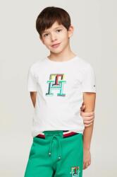Tommy Hilfiger tricou de bumbac pentru copii culoarea alb, cu imprimeu PPYH-TSB0LJ_00X