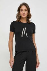 Marciano Guess tricou din bumbac femei, culoarea negru PPYH-TSD1L7_99X