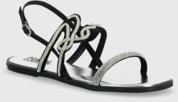 Karl Lagerfeld sandale OLYMPIA femei, culoarea argintiu, KL87425 PPYH-OBD19I_SLV
