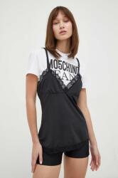 Moschino Jeans tricou femei, culoarea negru PPYH-TSD0P2_99X