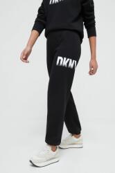 DKNY pantaloni de trening culoarea negru, cu imprimeu PPYH-SPD01T_99X