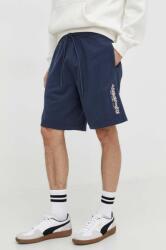 Abercrombie & Fitch pantaloni scurti barbati, culoarea albastru marin PPYH-SZM0JH_59X