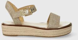 MICHAEL Michael Kors sandale Richie femei, culoarea auriu, cu platforma, 40S4RIFSAD PPYH-OBD2ML_10Y