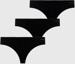 Calvin Klein Underwear tanga 3-pack culoarea negru 000QD5217E PPYH-BID1WJ_99X