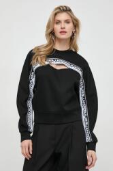 KARL LAGERFELD bluza femei, culoarea negru, cu imprimeu PPYH-BLD127_99X