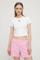 HUGO Crop top pentru femei, din bumbac Delanor PPYH-TSD0TT_00X (50512000)