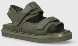 Calvin Klein Jeans sandale SANDAL VELCRO NP IN MR barbati, culoarea verde, YM0YM00940 PPYH-OBM0ZG_91X