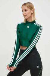 Adidas longsleeve femei, culoarea verde, cu turtleneck IR8136 PPYH-BUD02J_77X